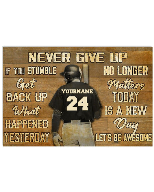 Baseball Never Give Up GM3-3011-7698