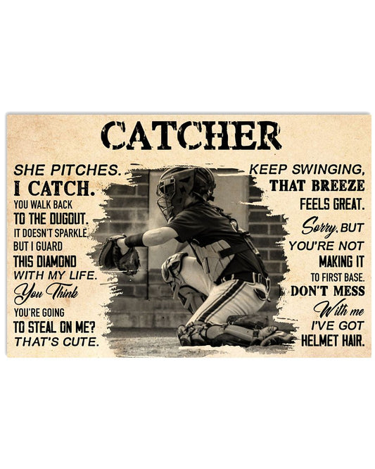 Softball Catcher-8898