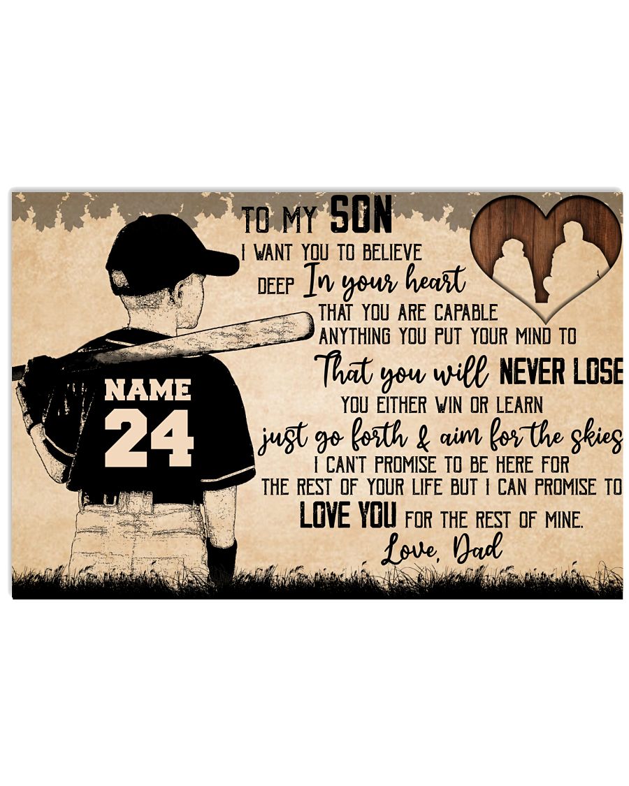 Baseball To My Son From Dad GM3-1612-5060