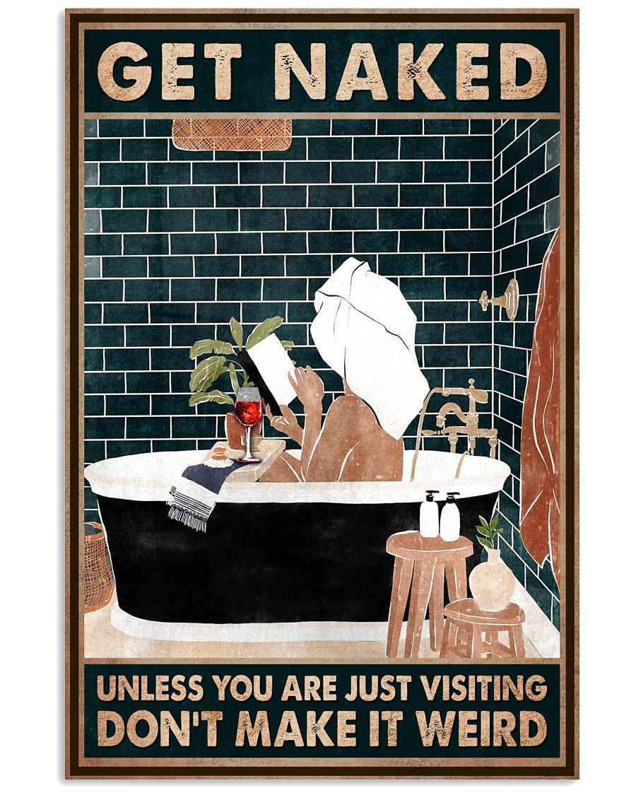 Funny Black Woman Bathroom Poster