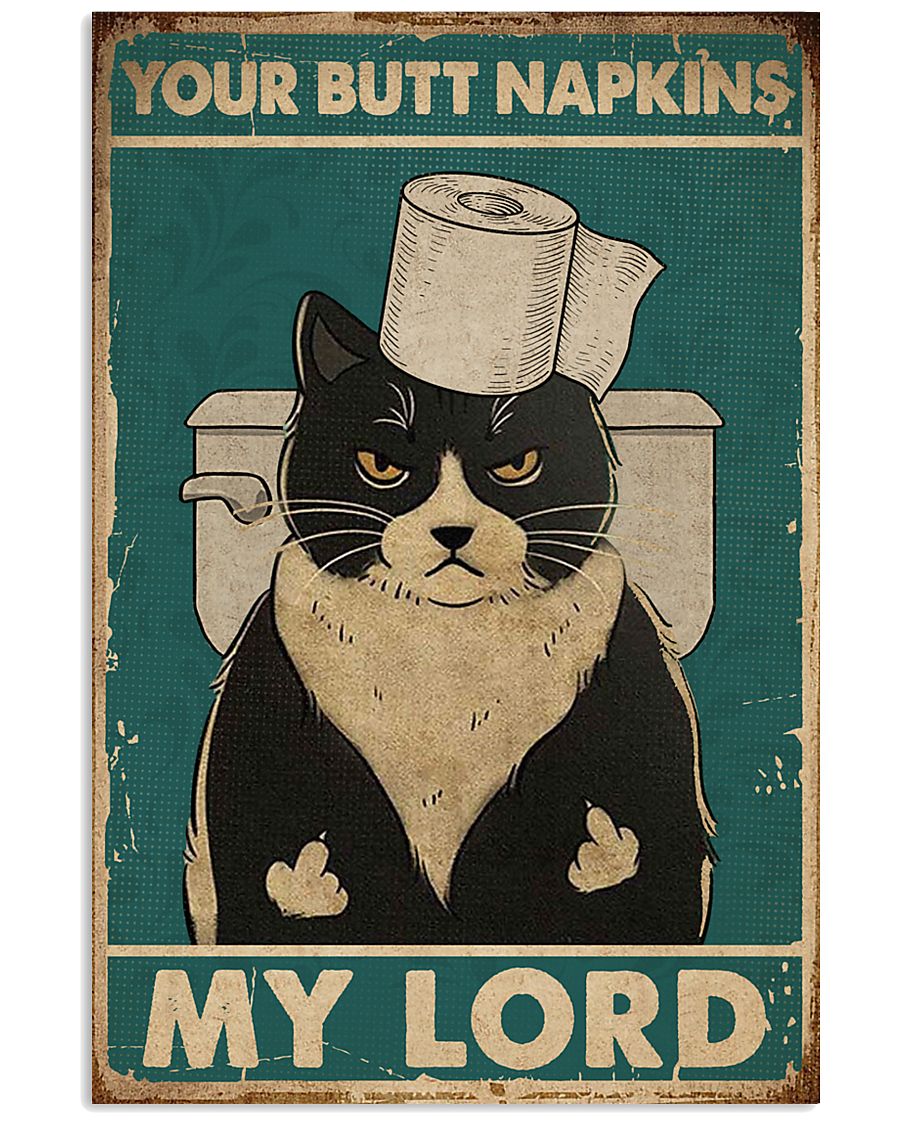 Your Butt Napkins My Lord Tuxedo Cat-3960