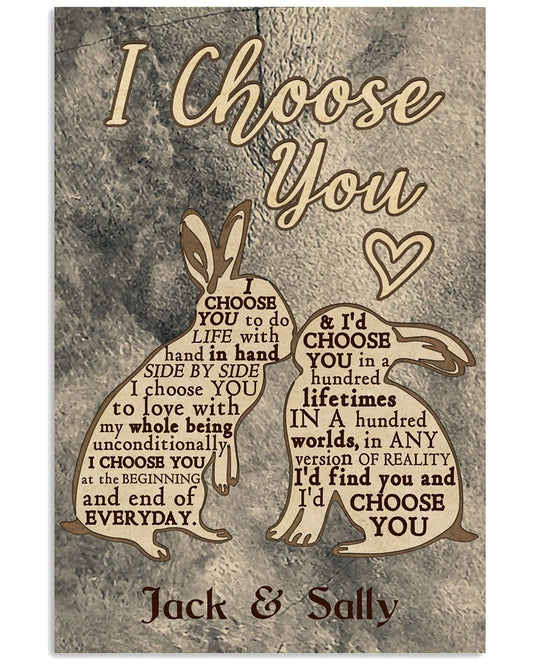 Personalized Rabbit I Choose You -5742