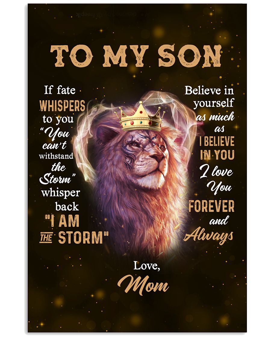 I Love You Forever And Always - Best Gift For Son-3824