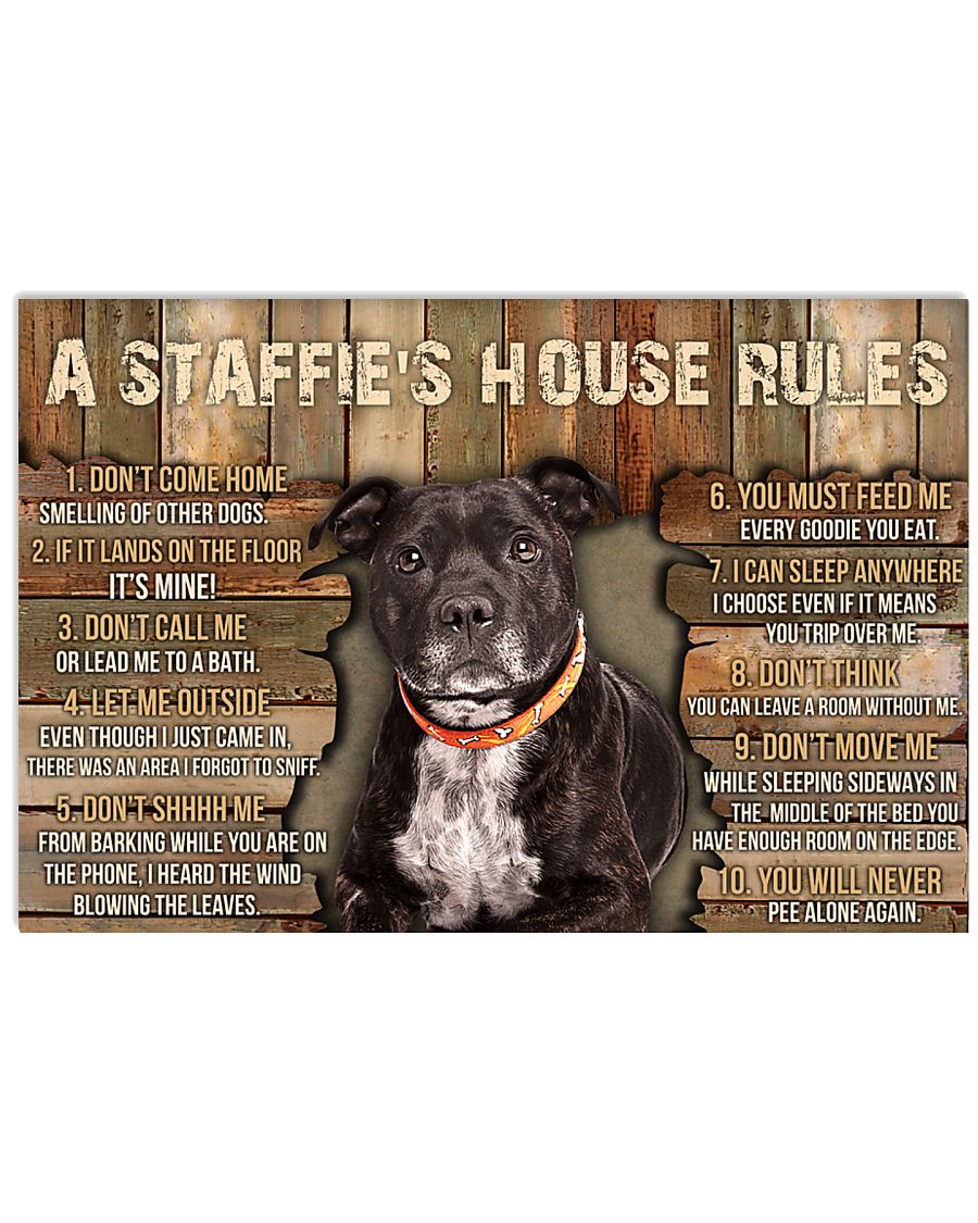 A Staffie's House Rules -6965