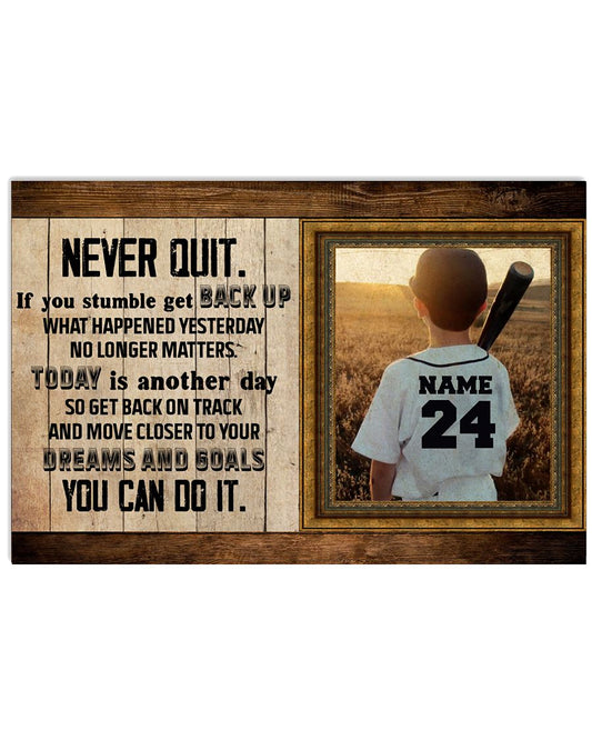 Baseball Never Quit GM1-1012-3338