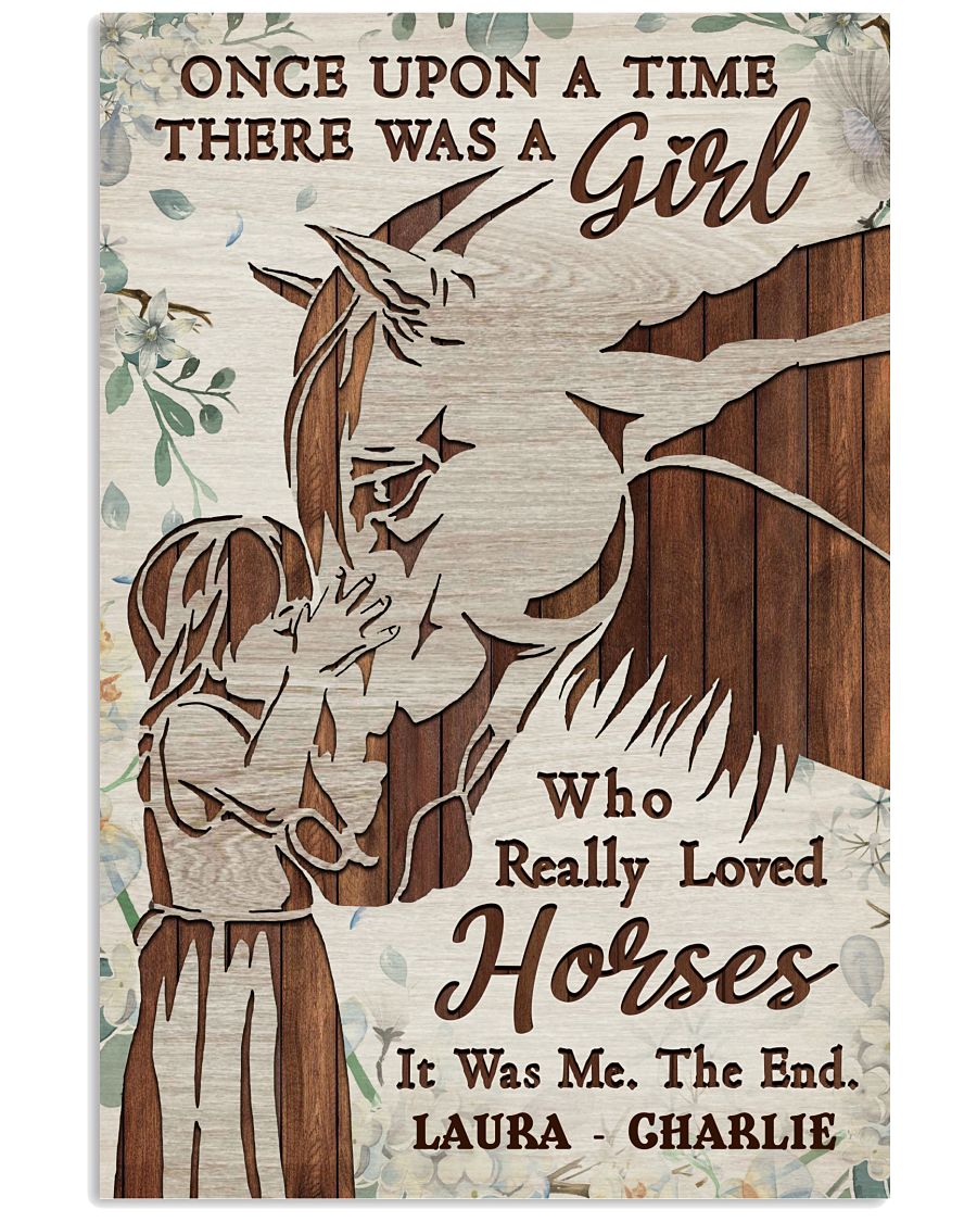 Personalized Horse Girl Once Upon A Time-5793