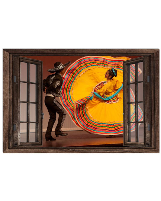 Mexican Folklore Window-7313