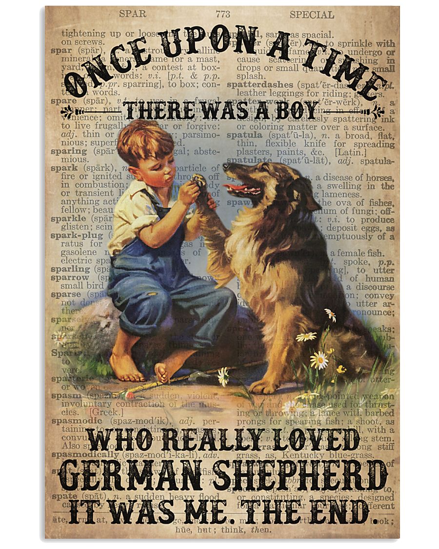 Boy German Shepherd Once Upon A Time Dictionary -4407