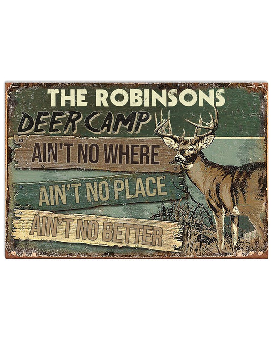 Personalized Deer Camp Ain't No Better-2221