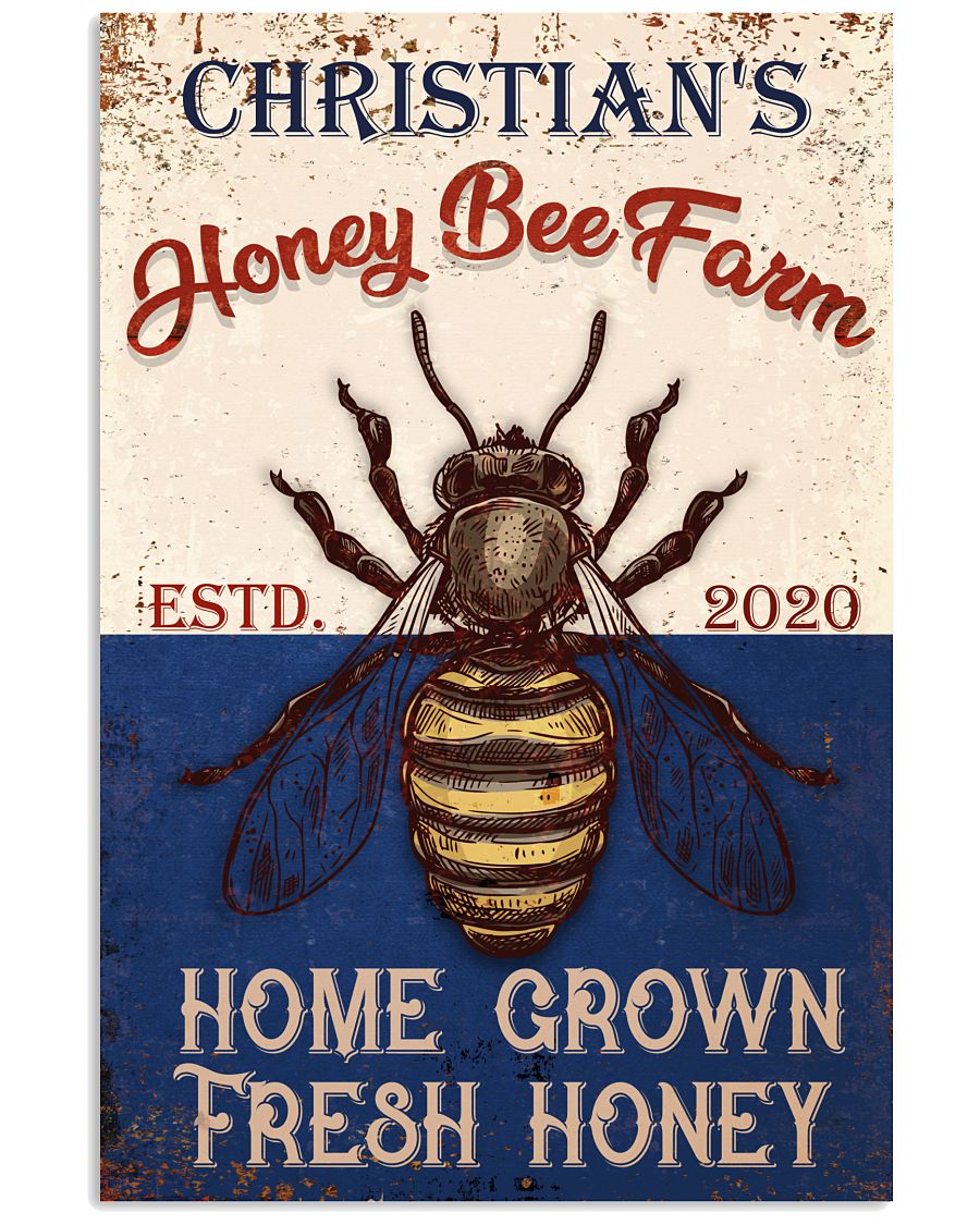 Personalized Honey Bee Farm Fresh Honey-1495