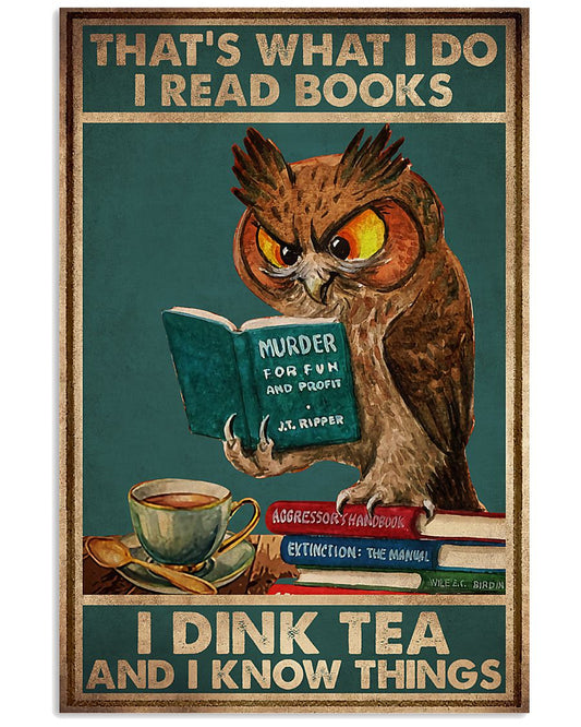 THAT'S WHAT I DO - I READ BOOK - I DRINK TEA-9174