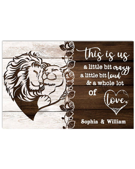 Personalized Lion Couple This Is Us-6238