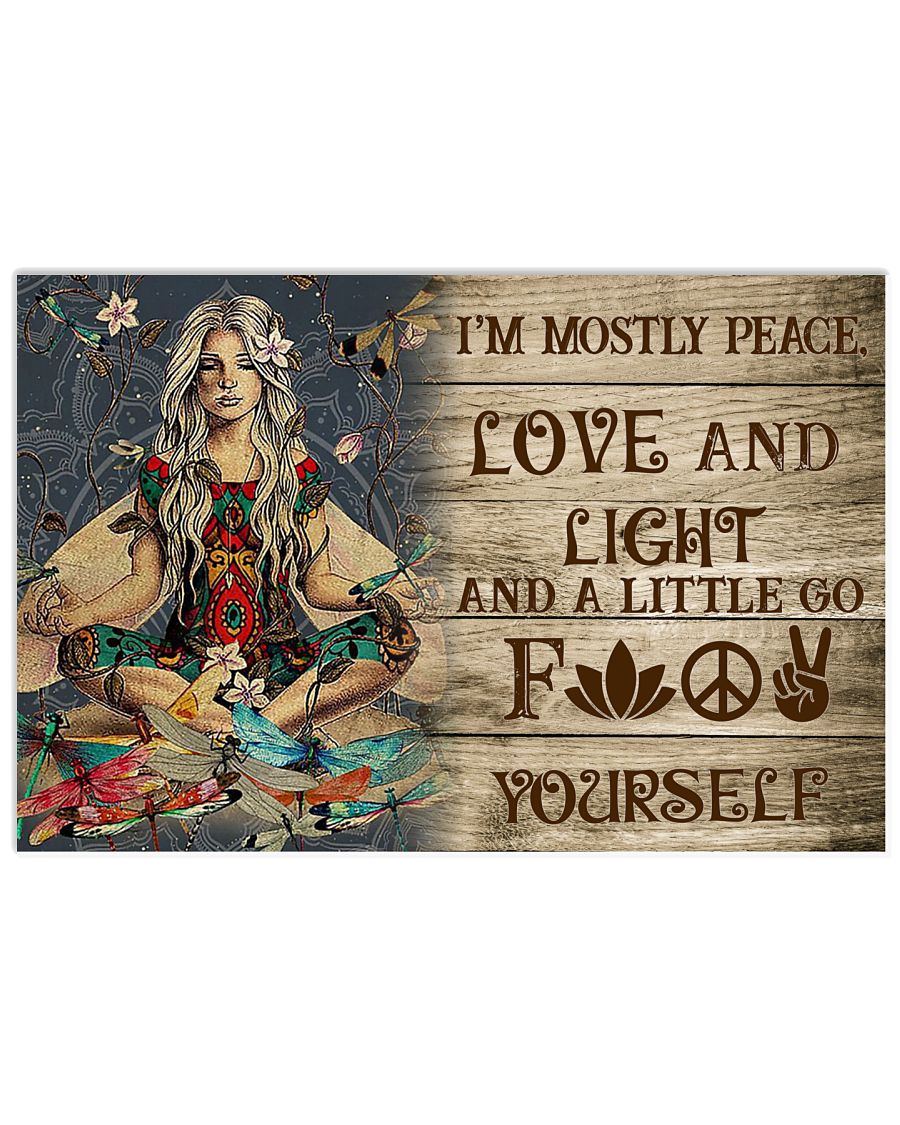 Yoga girl I'm mostly peace love and light-4026