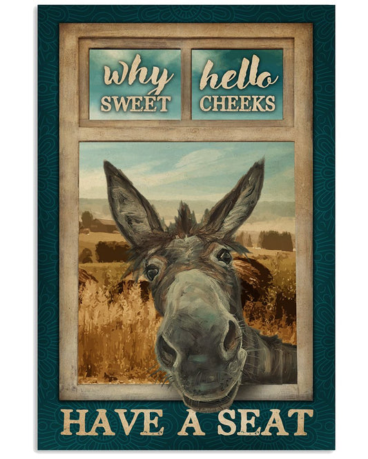 Donkey Why Hello Sweet Cheeks-5777