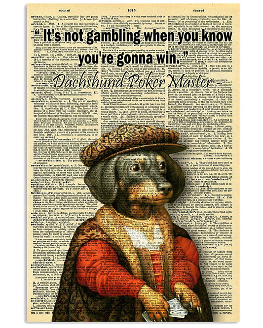 Dachshund Poker Master-7419