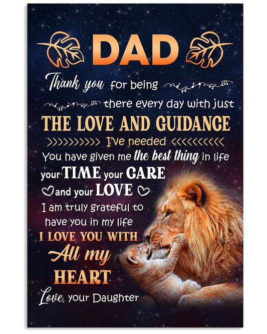 I Love You With All My Heart - Lovely Gift For Dad-3481