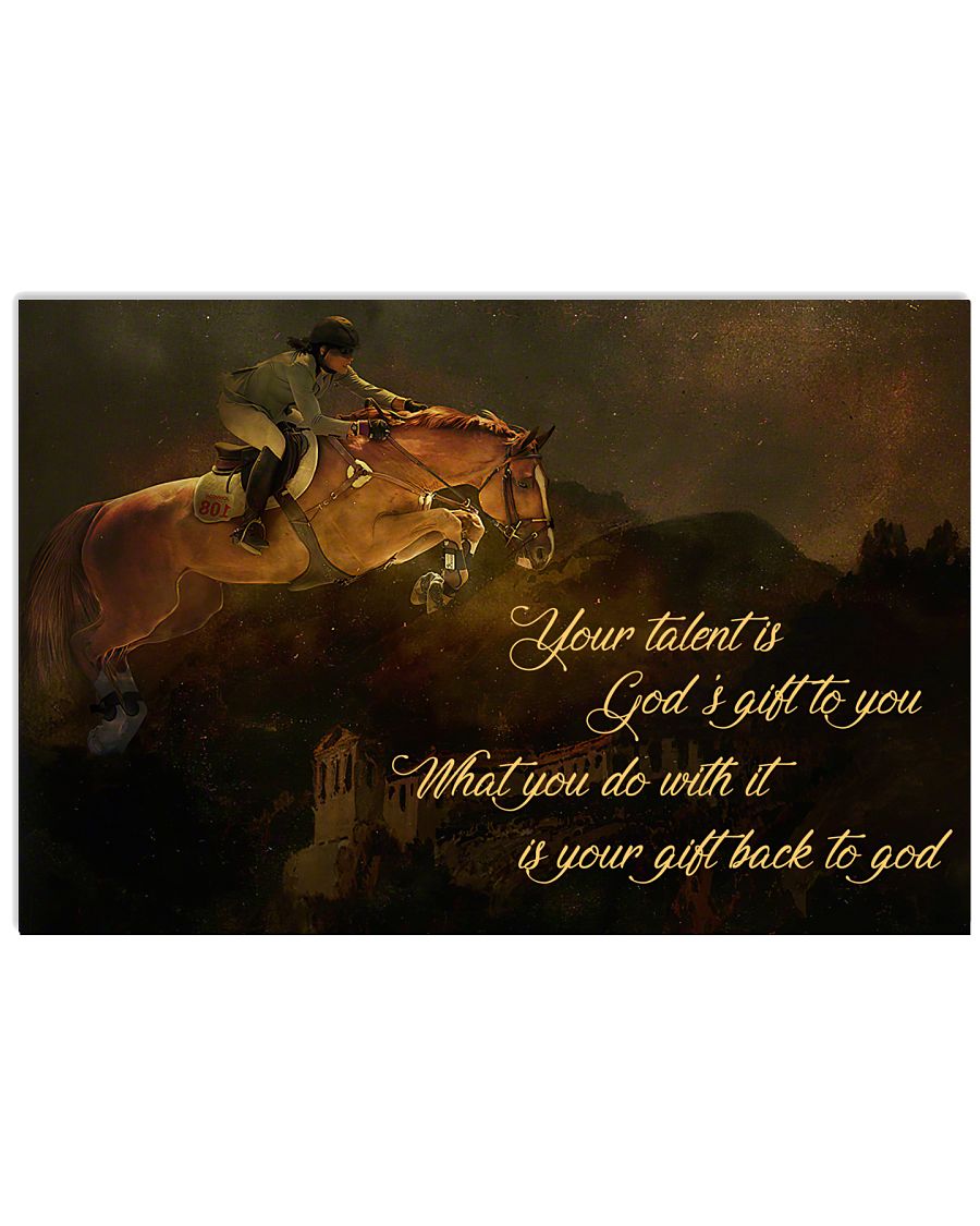 Show Jumping Your Talent Is God's Gift -9811