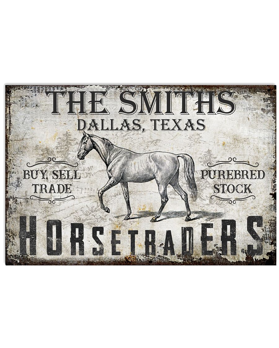 Personalized Horse Traders White-5055