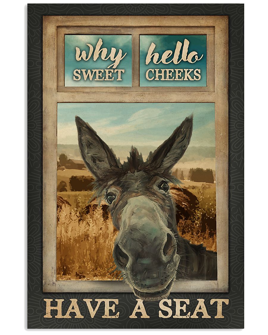 Donkey Grey Why Hello Sweet Cheeks-1704