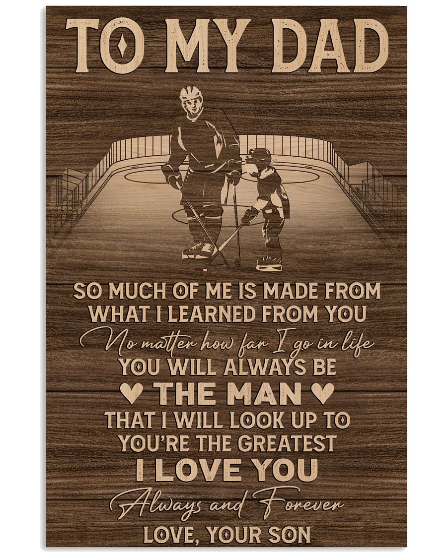 Hockey Gift For Dad From Son-8859