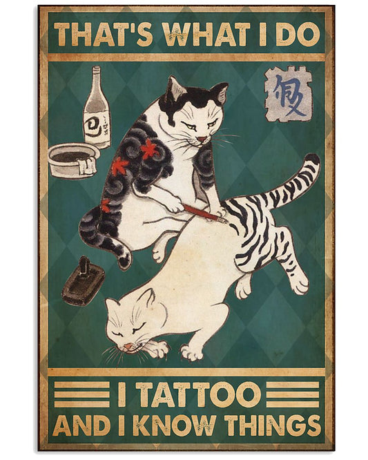 japanese cats tattoo know things pt phq ntv-2683