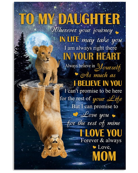 I Am Always Right There In Your Heart - Best Gift For Daughter-2331