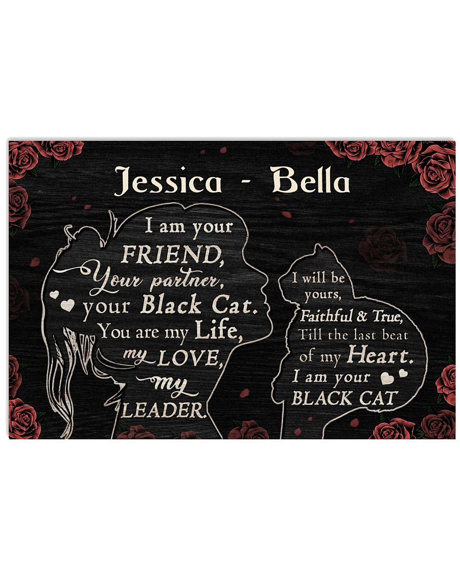 Personalized Black Cat Your Are My Life-5997