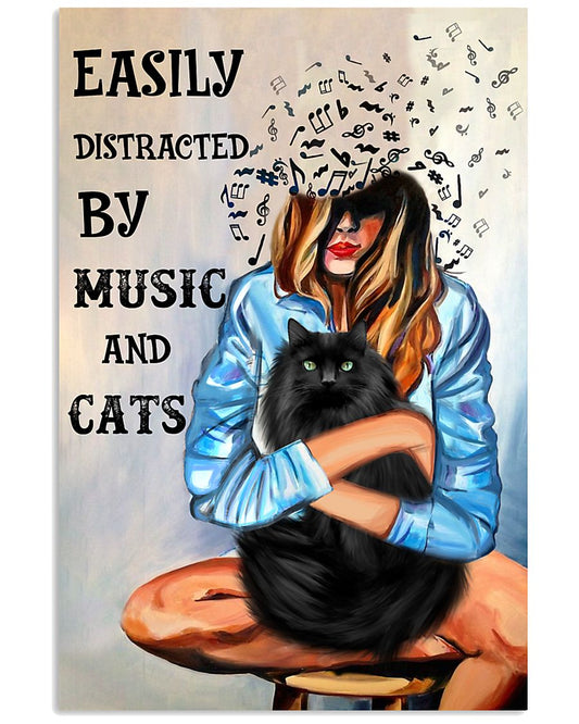 Easily Distracted By Music And Cats-5188