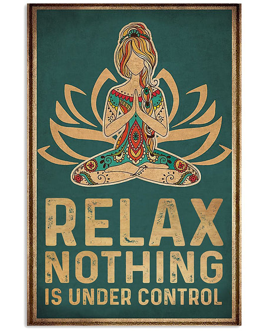 Yoga girl relax nothing is under control-4205