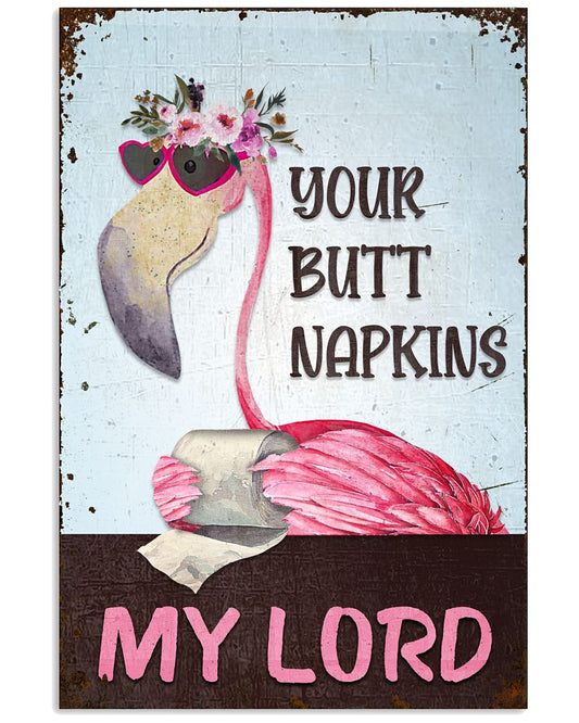 Flamingo Your Butt Napkins My Lord-8268