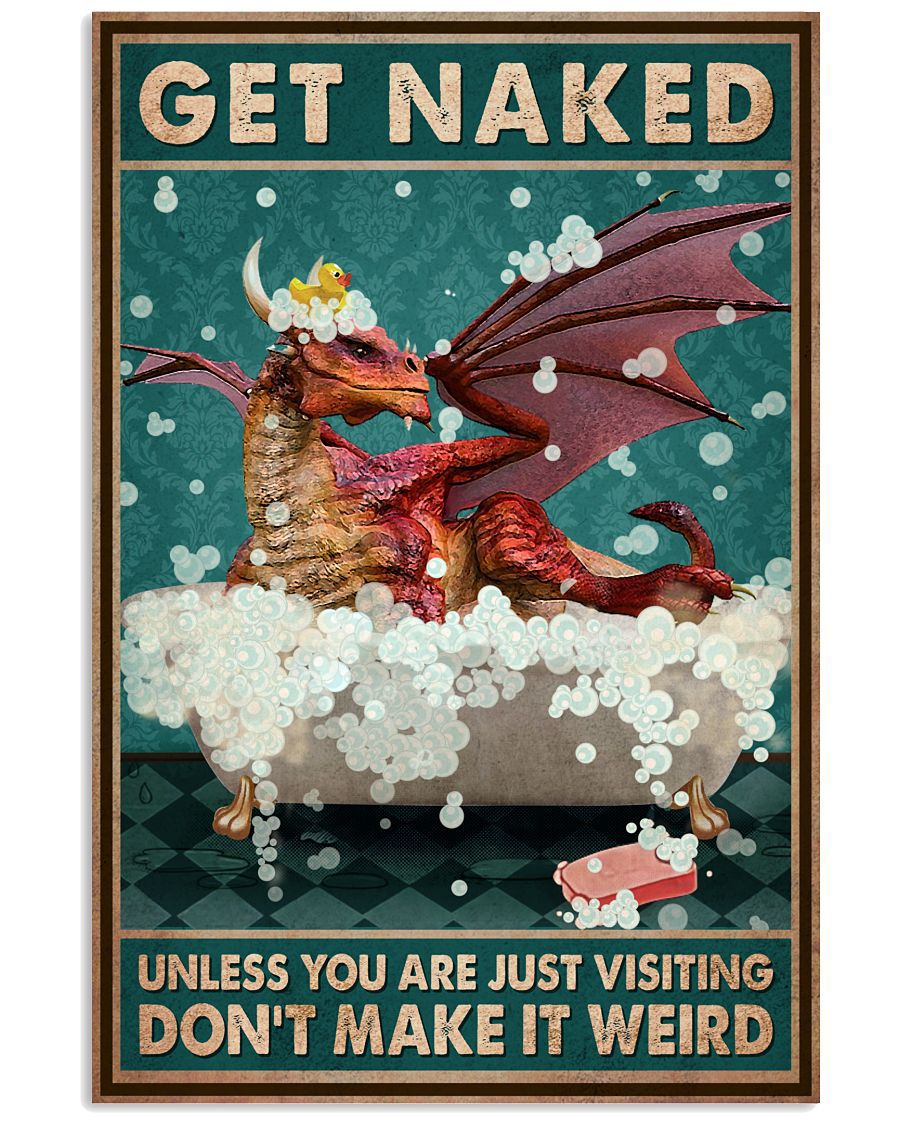 Funny Animal Bathroom Poster