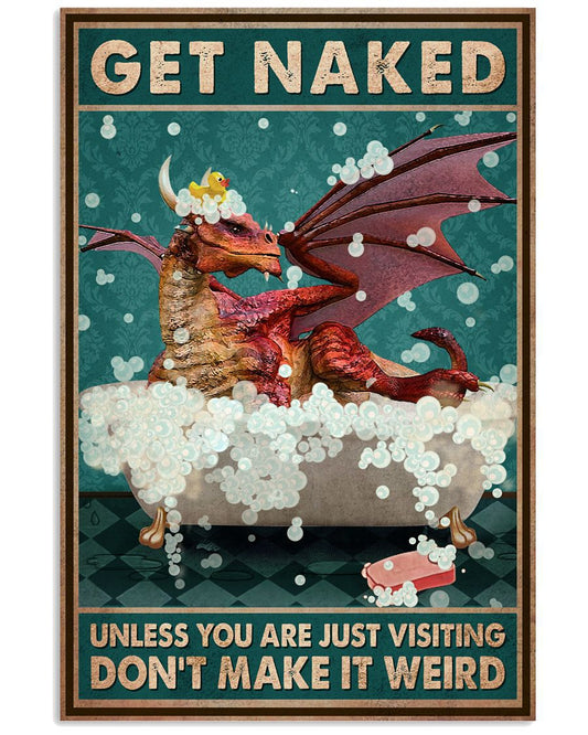 Funny Animal Bathroom Poster