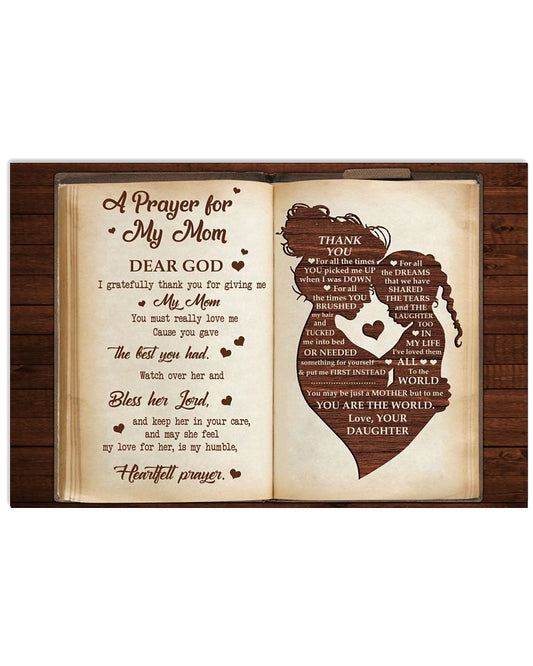 A Prayer For My Mom - Lovely Gift For Mom-2176