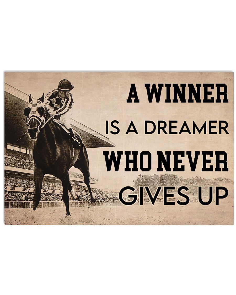 Horse Racing Winner Is A Dreamer -1220