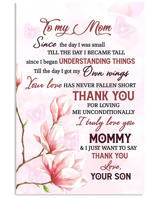 Thank You For Loving Me Unconditionally - Lovely Gift For Mom-5443