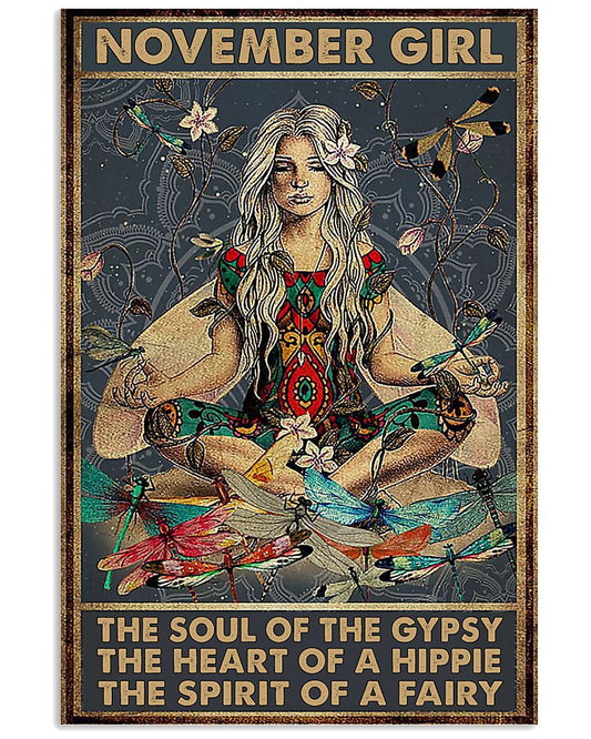 Yoga November girl the heart of a hippie-1599