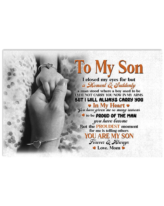 I Will Always Carry You In My Heart - Best Gift For Son-8951