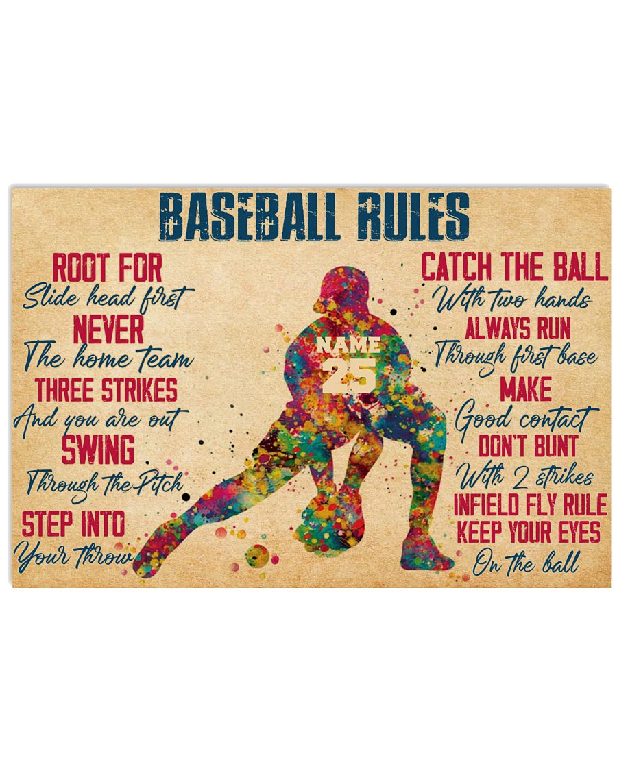 Baseball Rules GH8-1502-9234