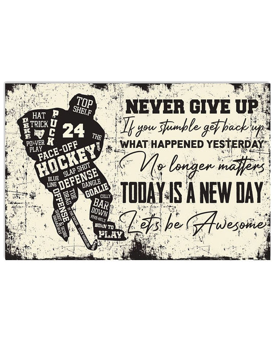 Hockey Never Give Up GH4-2102-9691