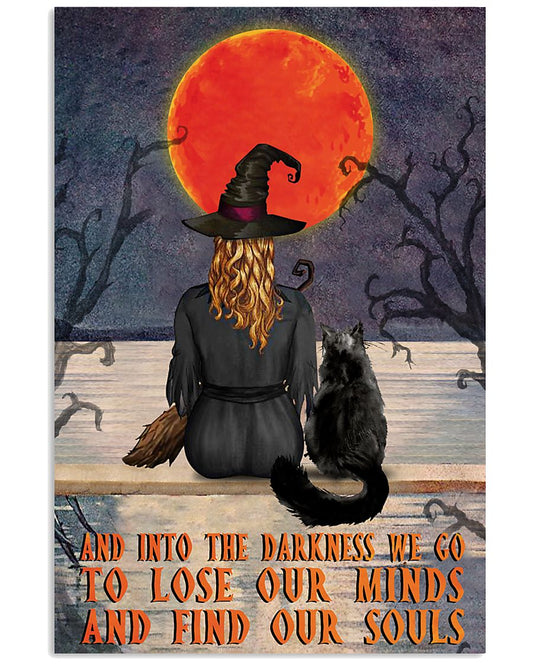 And Into The Darkness Black Cat Witch-7044