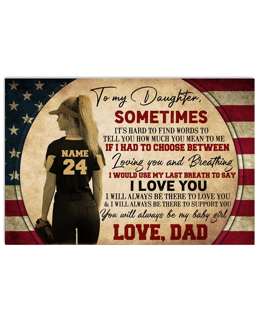 Softball To My Daughter GH3-2502-2133