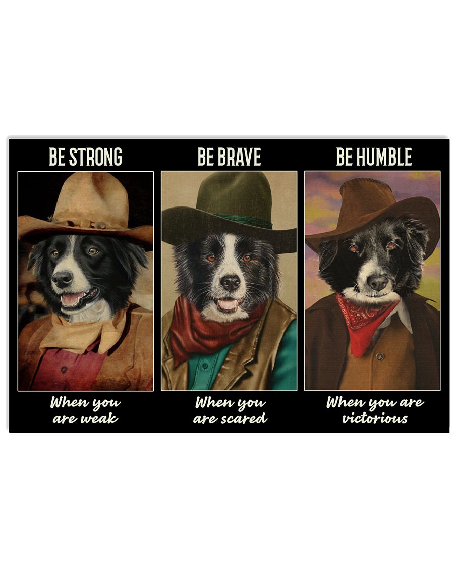 Cowboy Border Collie Be Strong-2431