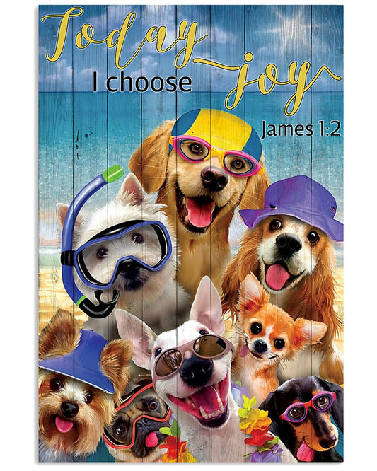 Beach Dog Today I Choose Joy-2666