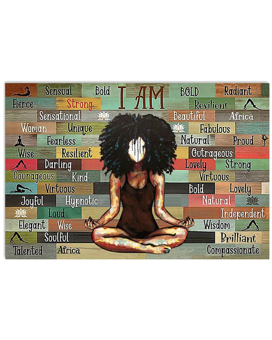 Yoga black girl I am-3918