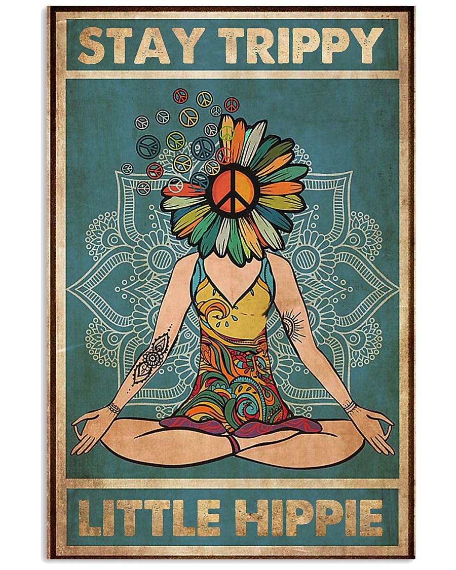 Yoga hippie girl stay trippy little hippie-6011