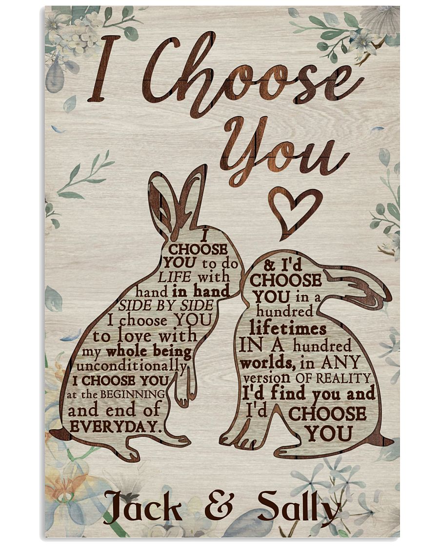 Personalized Rabbit I Choose You-1123