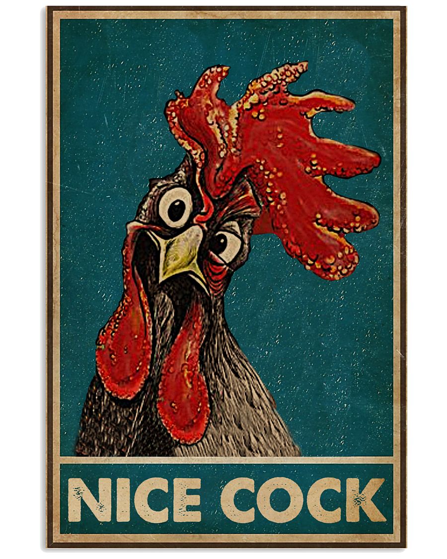 Retro Green Nice Cock Chicken-8706