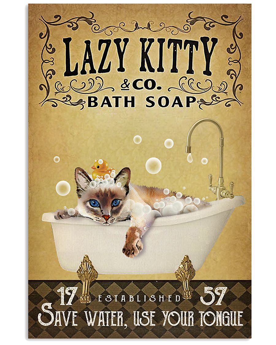 Yellow Bath Soap Siamese Cat-7268