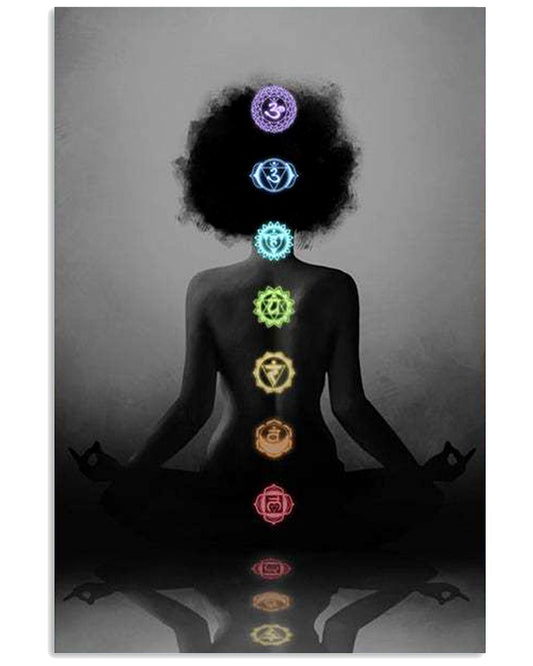 Yoga Black girl chakras-4523