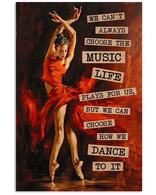 Flamenco Spanish Dancing Girl Vintage Text-9152